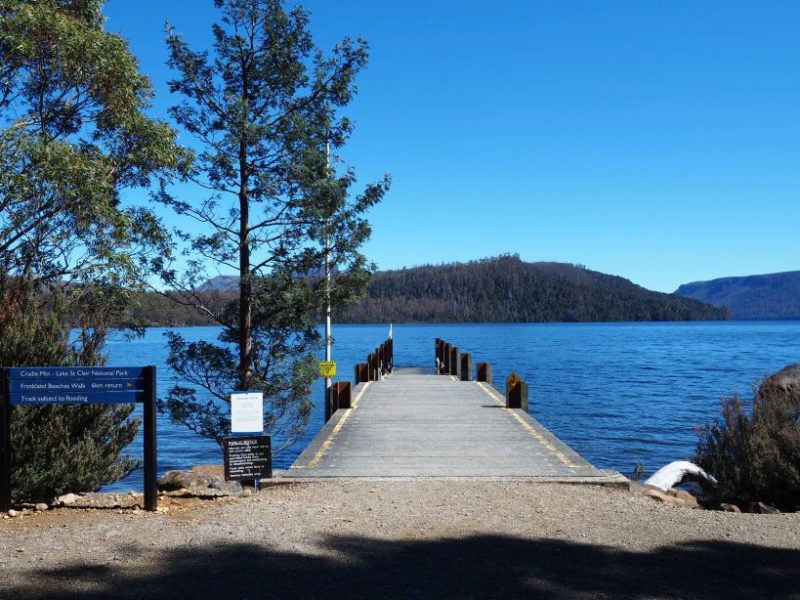 Naturally beautiful places, Lake St Claire National Park, Tasmania, Australia