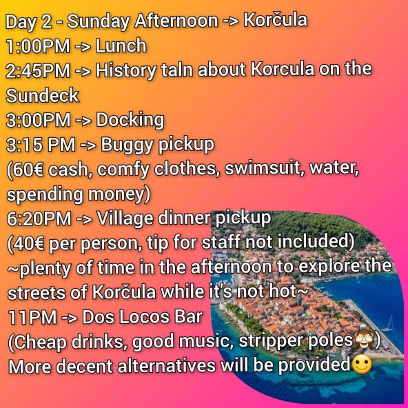 Croatia itinerary, Sail Croatia, Croatian Islands, Korcula