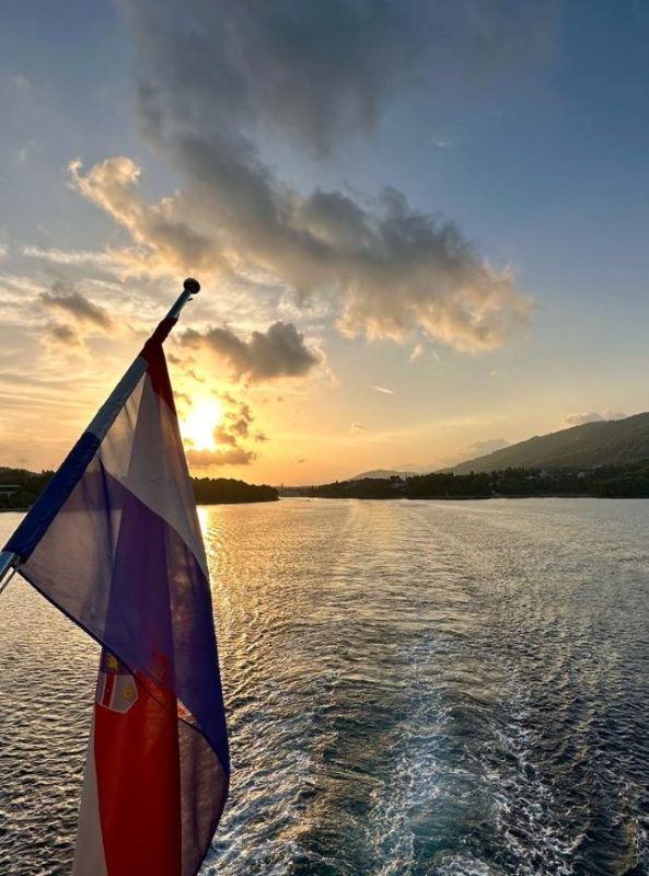 Sail Croatia, small ship sailing, Dalmatia Coast, Croatia