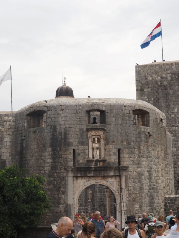 Medieval city walls, Dubrovnik, Croatia, 