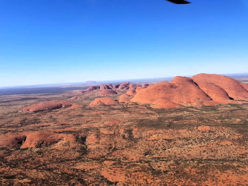 helicopter ride, Uluru and Kata Tjuta National Park, Ayers Rock, The Olgas, Northern Territory, Australia