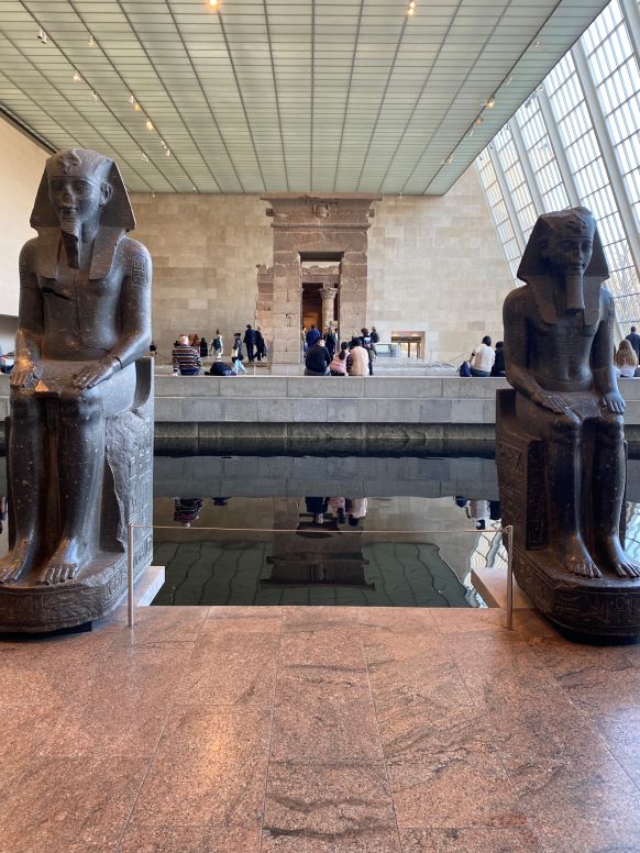 The MET Egyptian Exhibit, New York art gallery, ancient Egyptian temple in New York