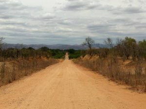 Zimbabwe, Africa, dirt road,