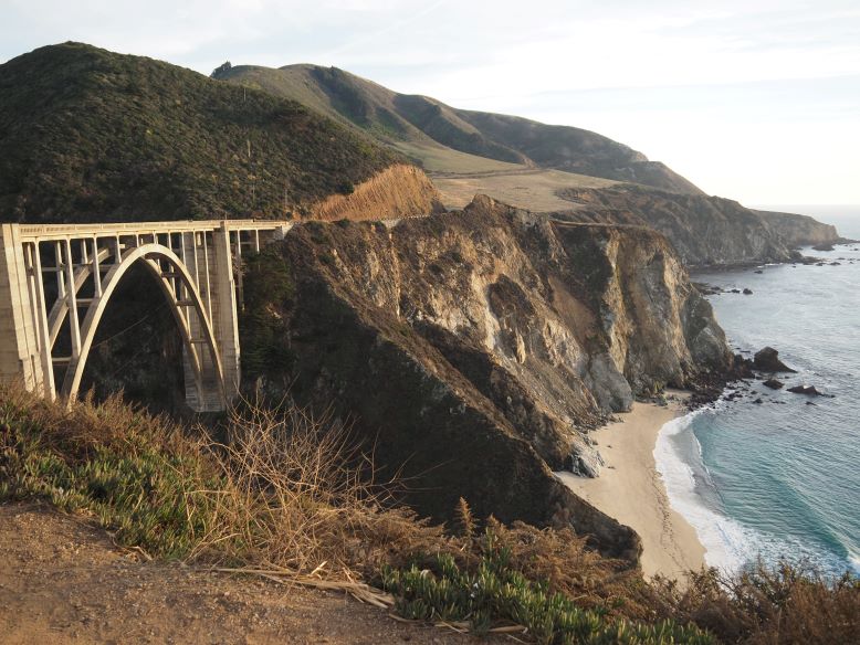 Big Sur, Pacific Coast Highway, Californian sunset, Highway 101 bridge