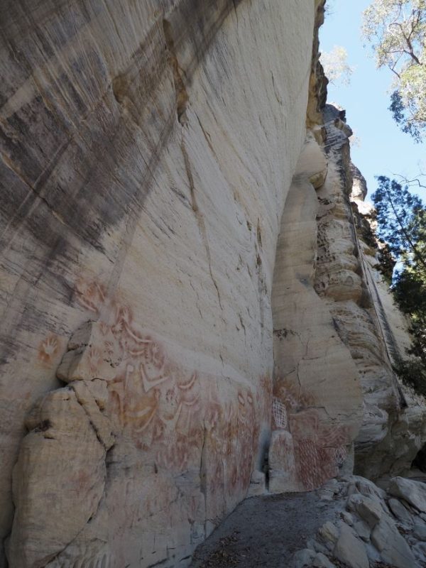 Carnarvon Gorge National Park, Aboriginal art, Main gorge walk