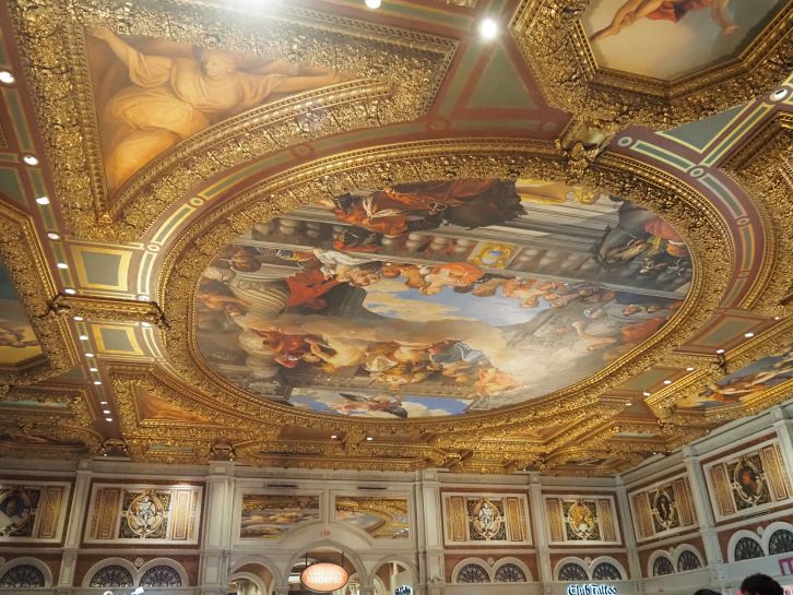 The Venetian Hotel and Casino, gilded ceiling, Las Vegas, Nevada, 